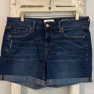 Sonoma Indigo Rolled-Hem Denim Shorts